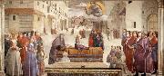 GHIRLANDAIO, Domenico Resurrection of the Boy oil on canvas